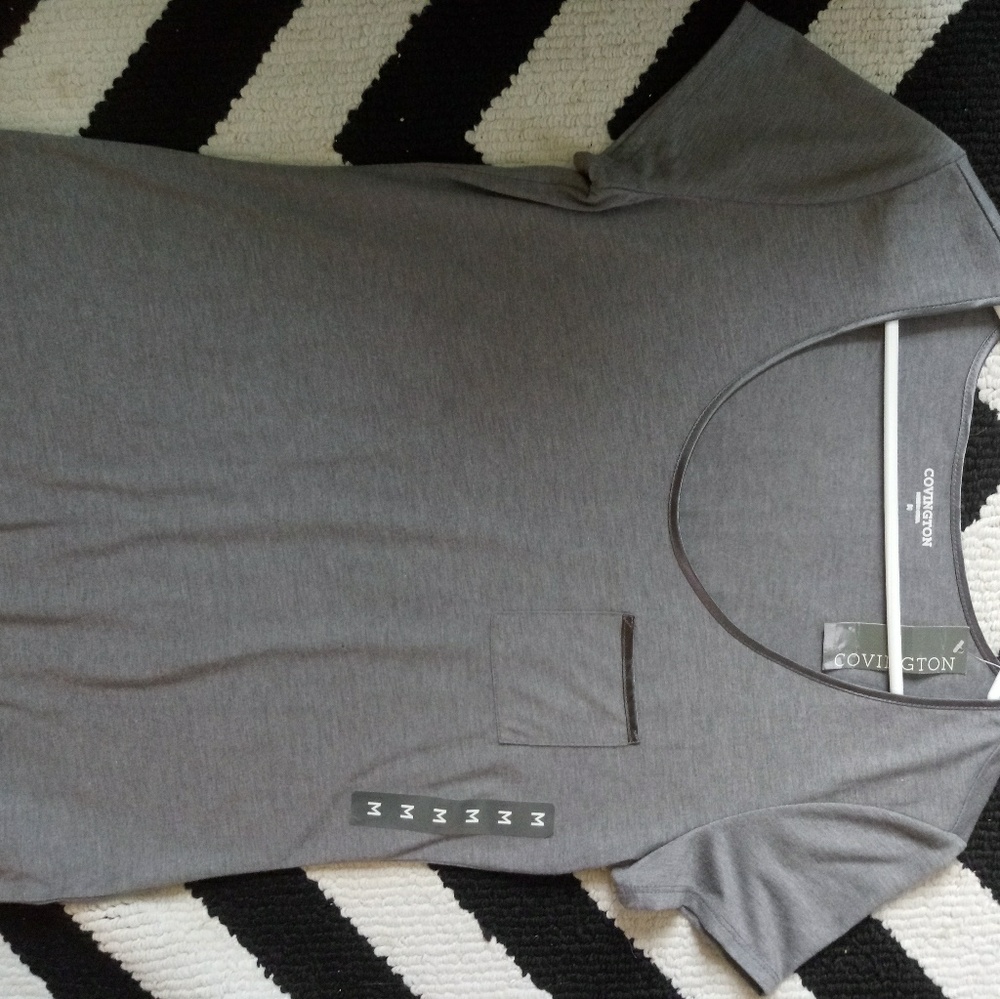 NWT COVINGTON GRAY TSHIRT